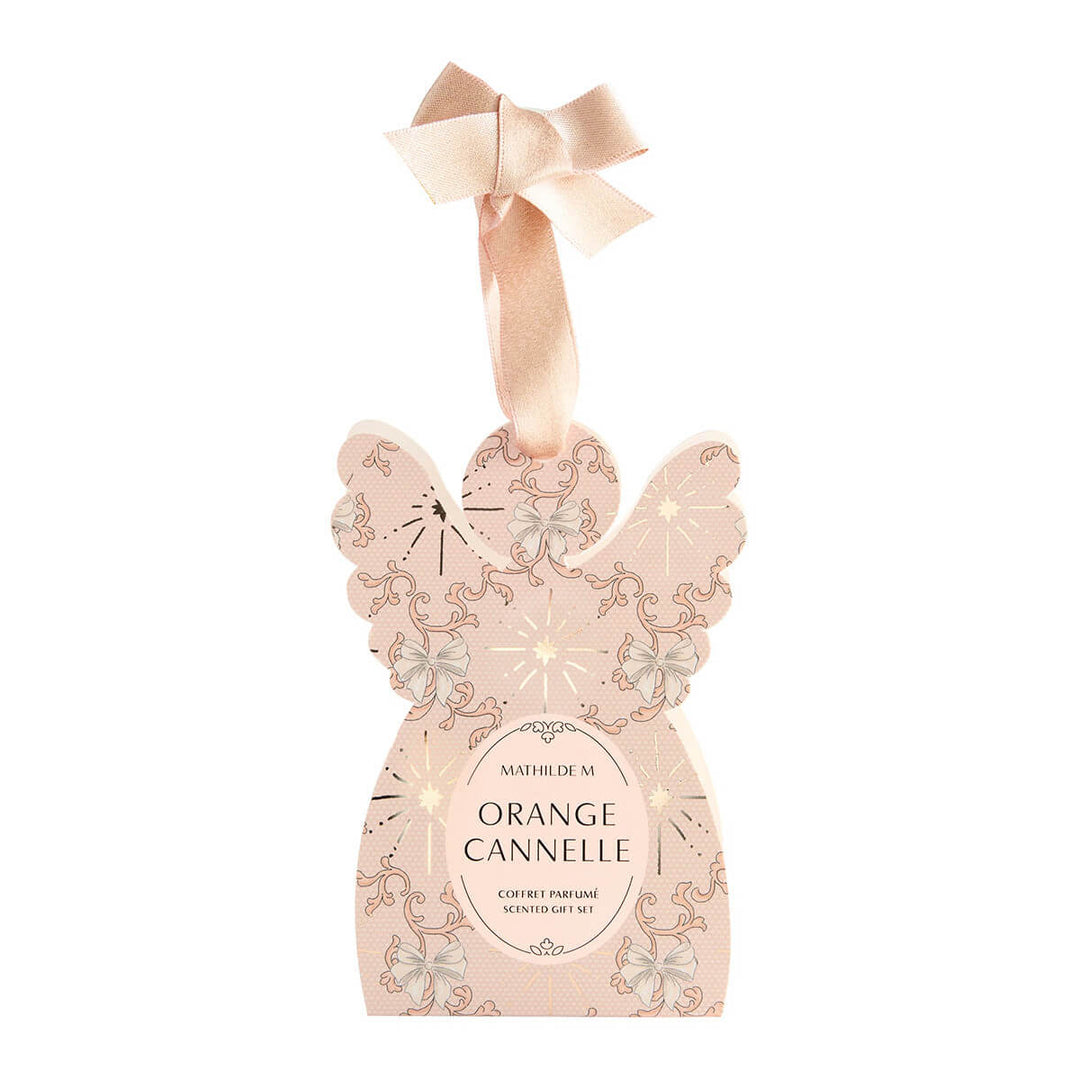 Mathilde M. Duftdekor Geschenkset Engel & Herz Orange Cannelle
