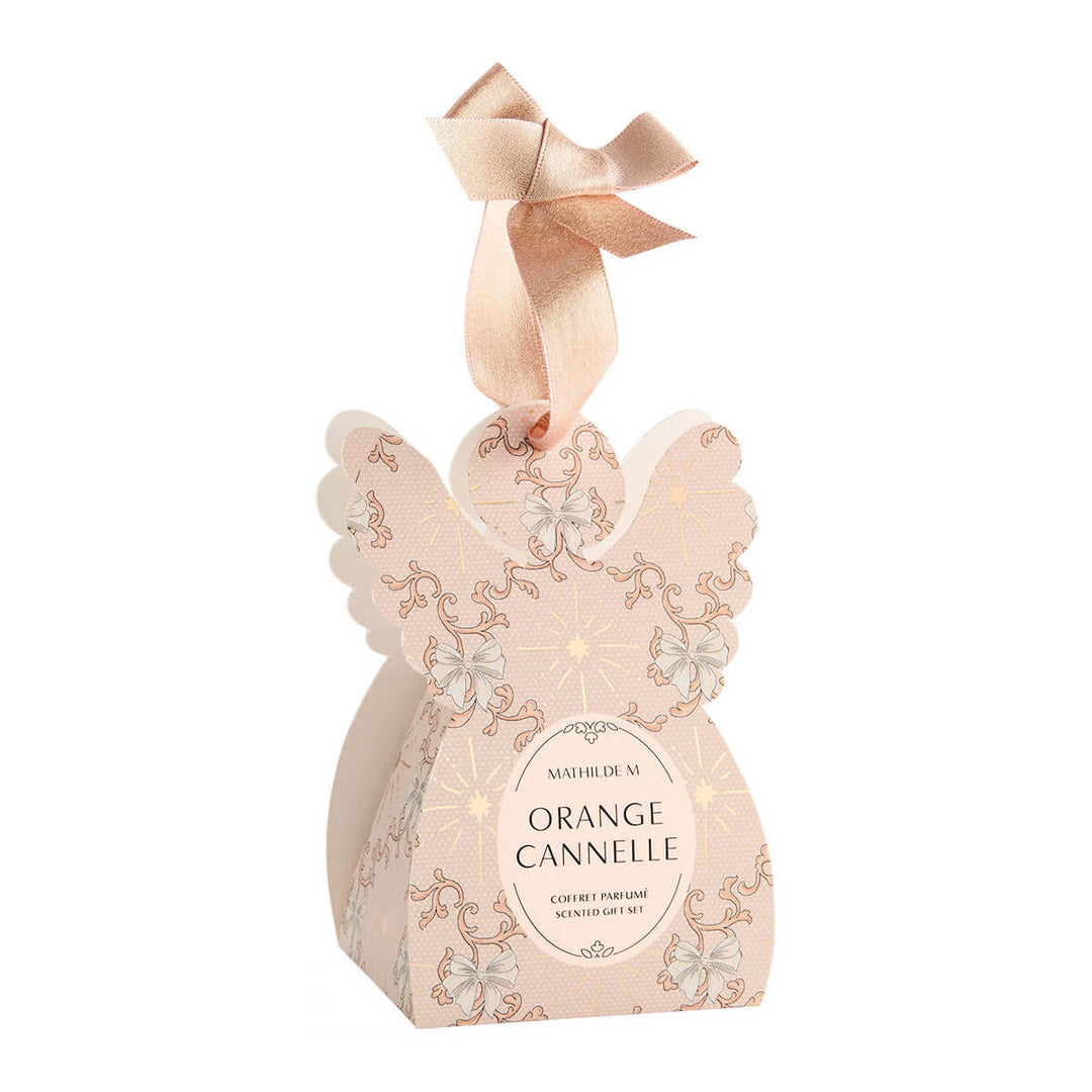 Mathilde M. Duftdekor Geschenkset Engel & Herz Orange Cannelle