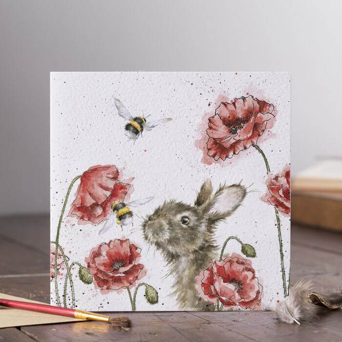 Grusskarte - Let it bee