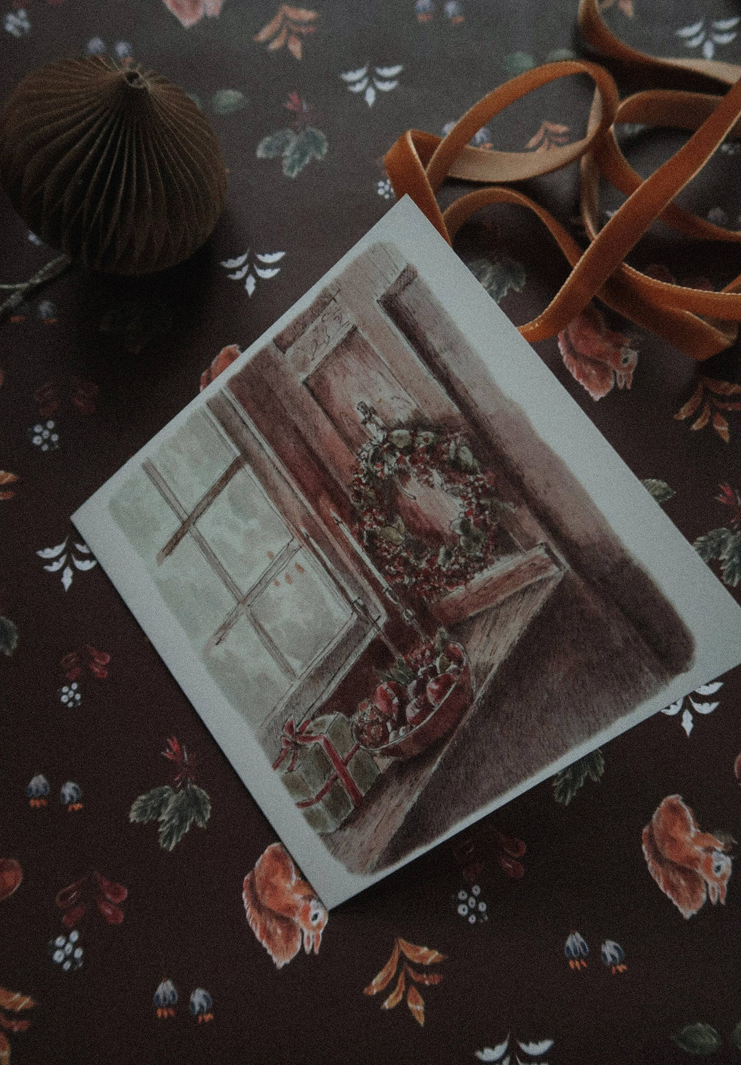 Weihnachtsstimmung, Faltkarte