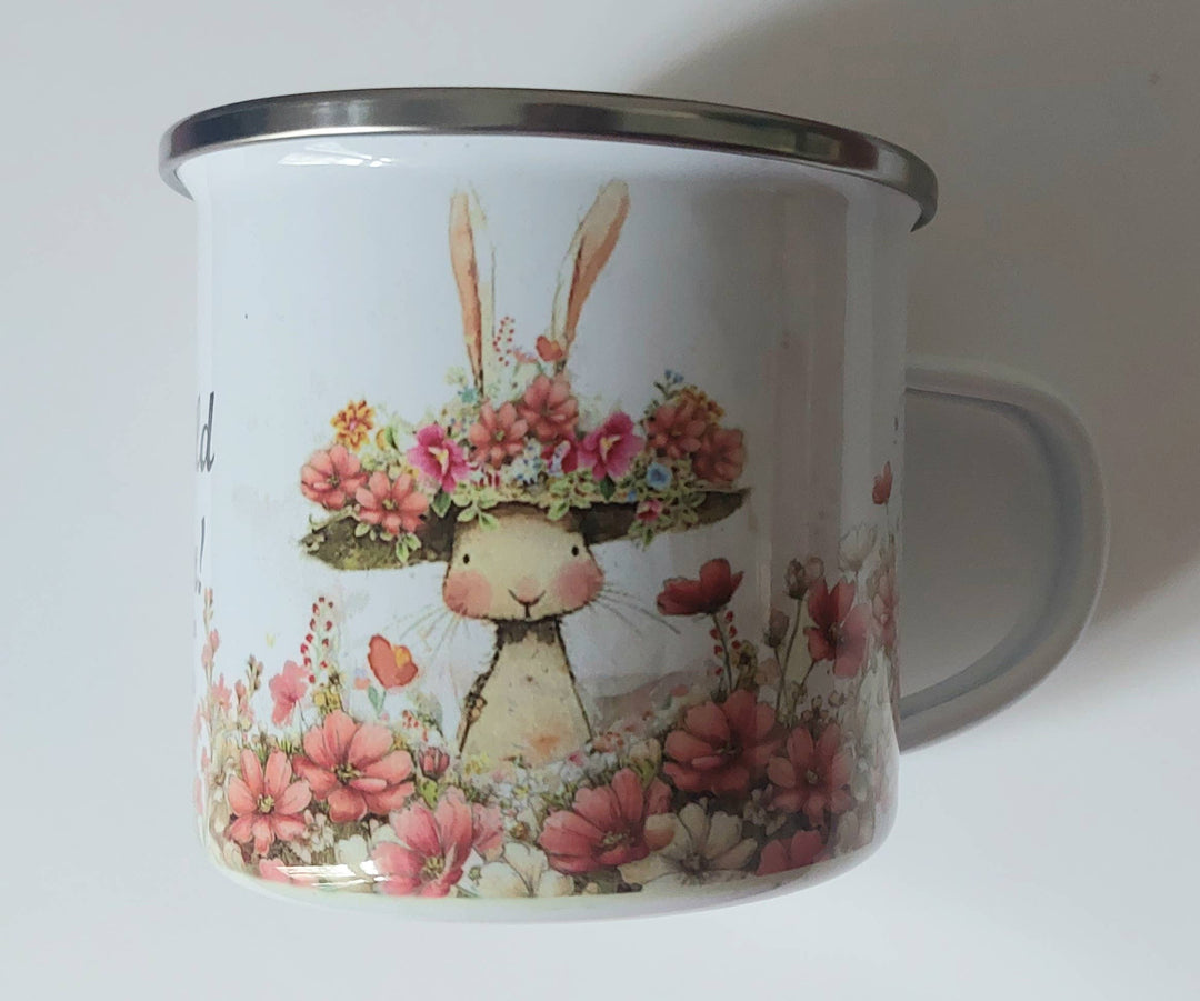 Emaille Tasse - Sei frech wild und wunderbar
