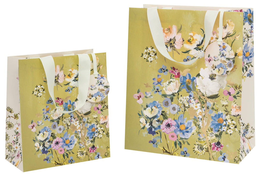 Geschenktasche Englischen Garten  – für ein natürliches und elegantes Präsent