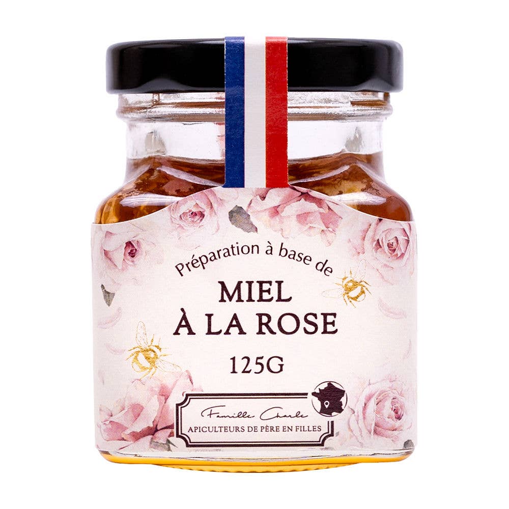 Honig mit Rosenblüten-Infusion – Frankreich