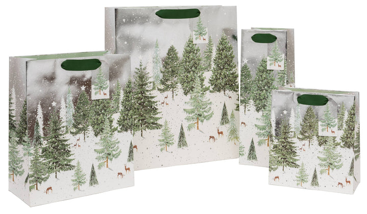 Geschenktasche - Winterwald
