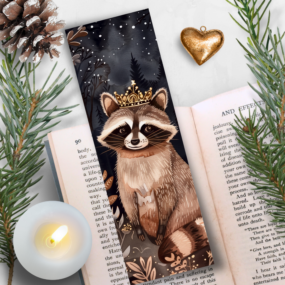 Lesezeichen - Prinz Waschbär