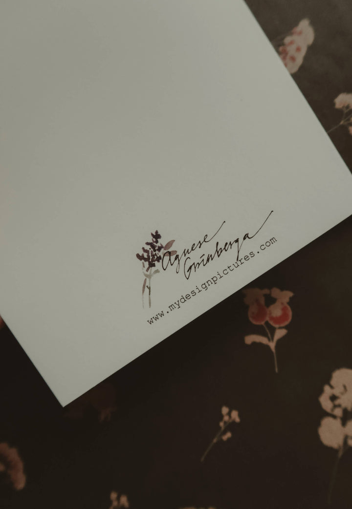 Grusskarte - Vogelbeeren