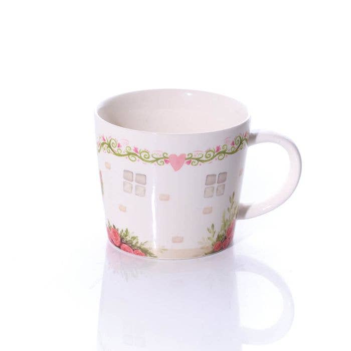 Landhaus Steingut Tasse - Home Sweet Home