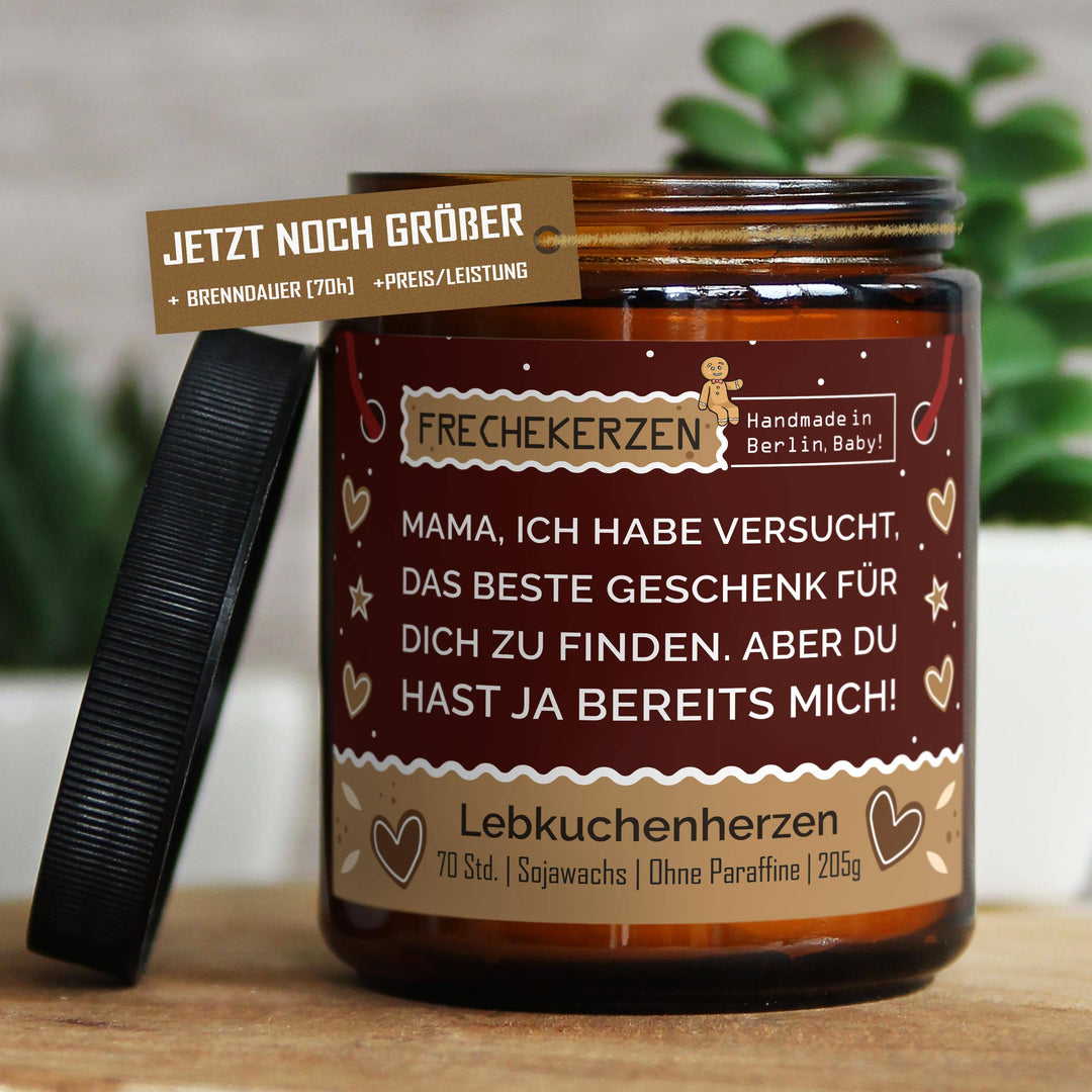Lustige Duftkerze - Mama, ich habe versucht