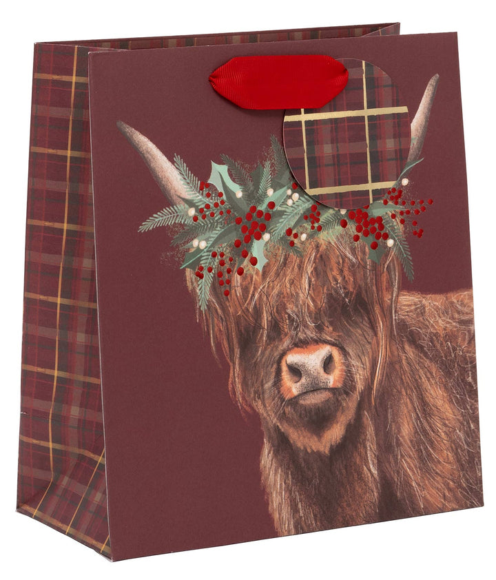 Geschenktasche - Highland Tartan Rind
