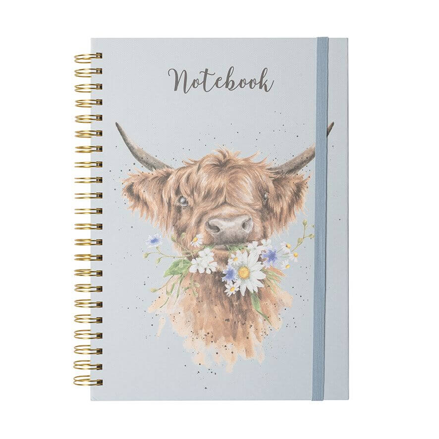 Carnet A4 Hannah Dale - Highland Cattle