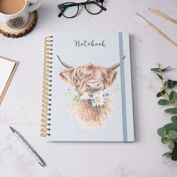 Carnet A4 Hannah Dale - Highland Cattle