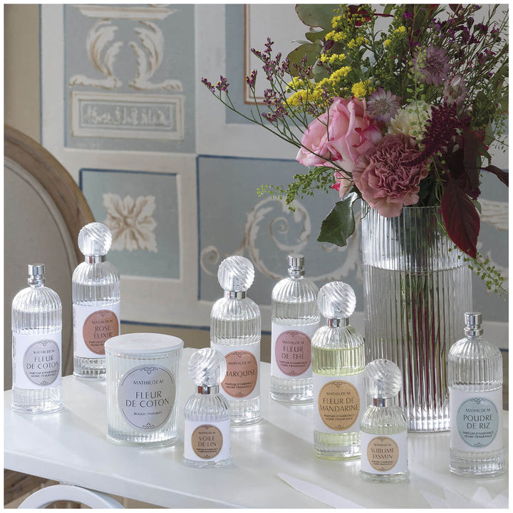 Raumspray „Voile de Lin“ –  Puderiger Frischeduft von Mathilde M. (100 ml)