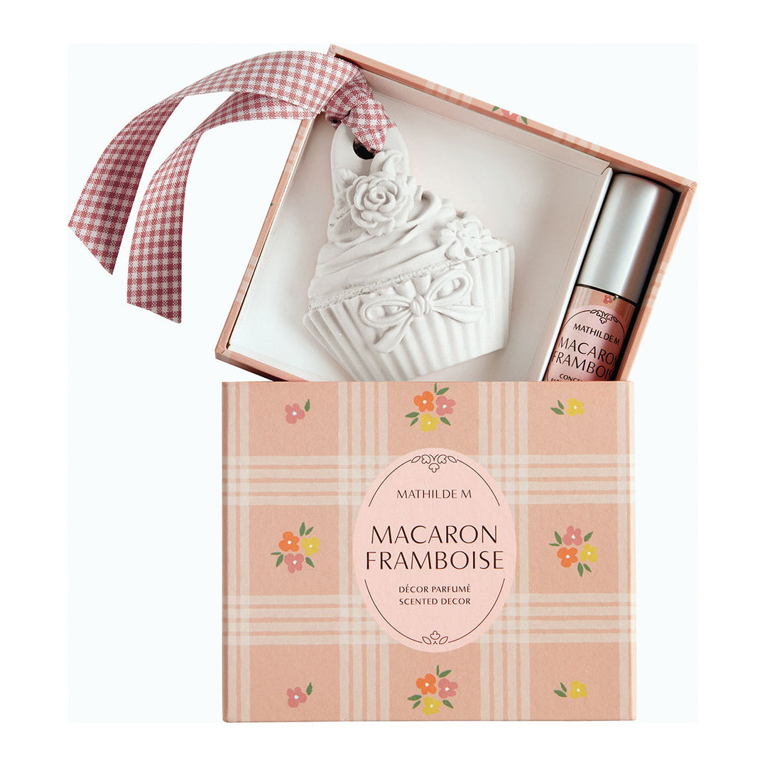 Mathilde M Duftdekor Cupcake - Macaron Framboise & Duftkonzentrat