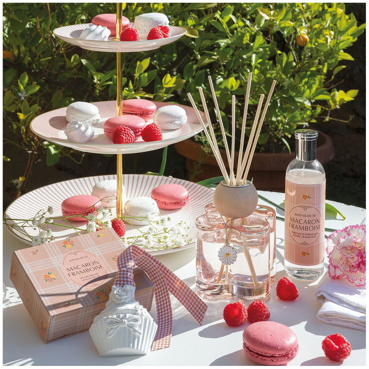 Mathilde M Duftdekor Cupcake - Macaron Framboise & Duftkonzentrat
