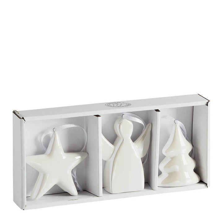 Set aus 3 Keramik-Weihnachtsanhängern – Mathilde M.
