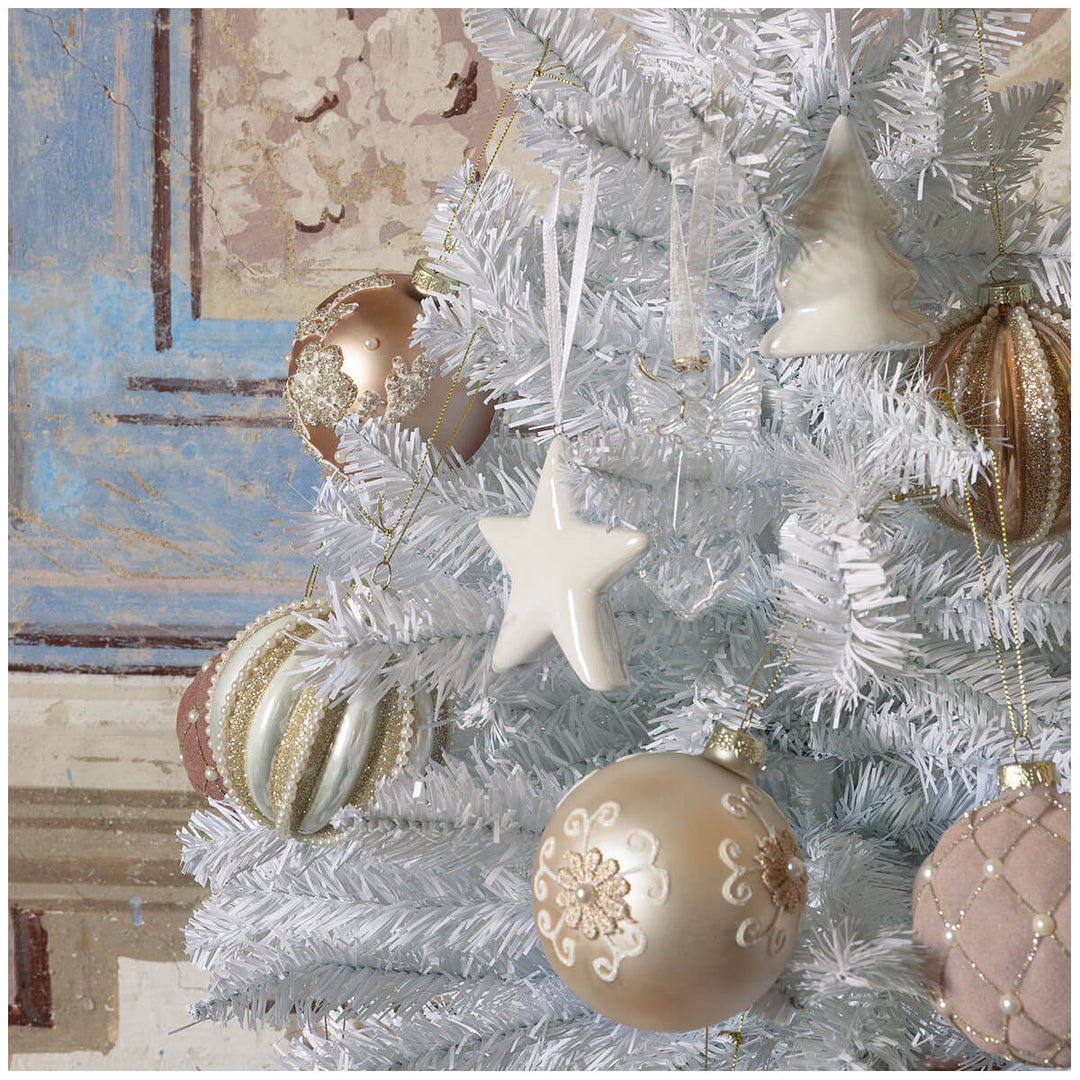 Set aus 3 Keramik-Weihnachtsanhängern – Mathilde M.