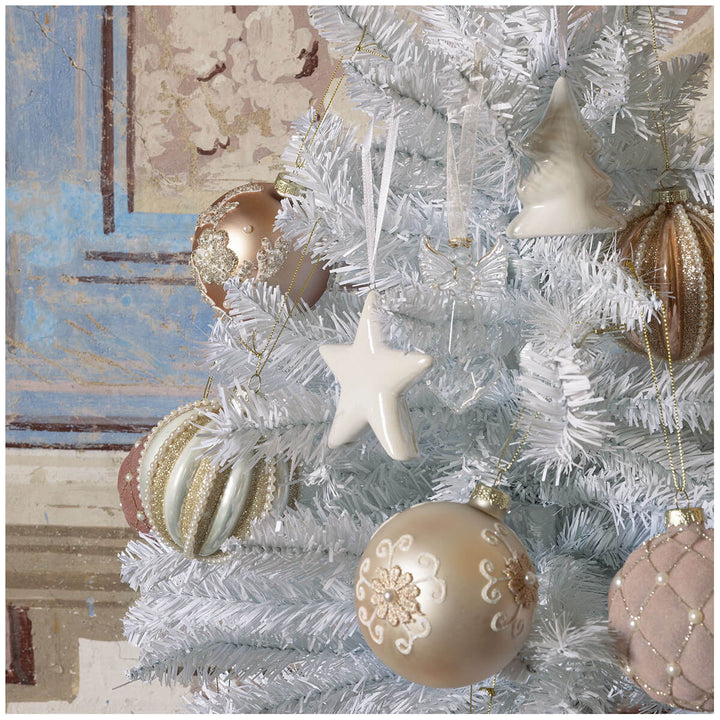 Set aus 3 Keramik-Weihnachtsanhängern – Mathilde M.
