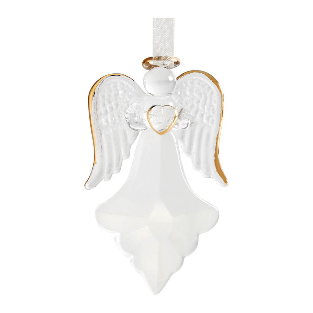 Set aus 3 Glas-Engeln zum Aufhängen – Weihnachtsdeko von Mathilde M.