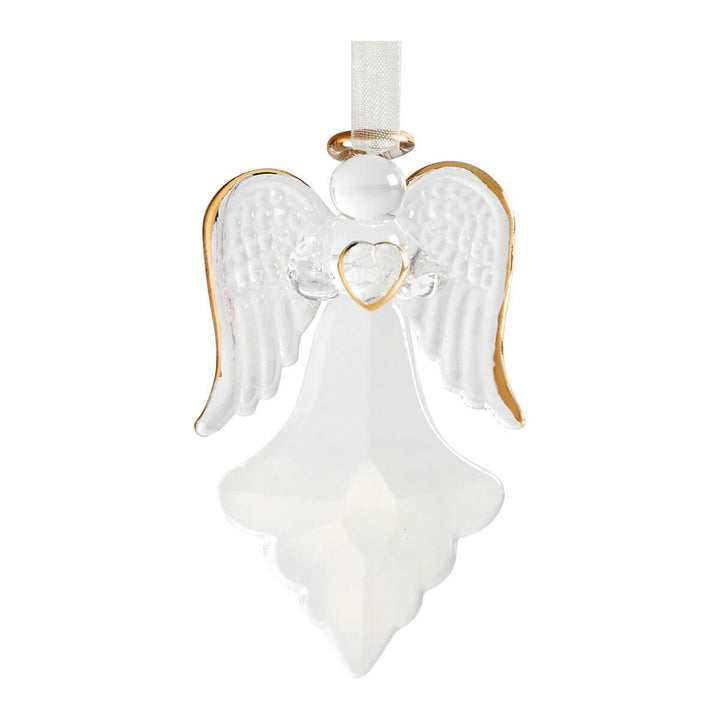 Set aus 3 Glas-Engeln zum Aufhängen – Weihnachtsdeko von Mathilde M.