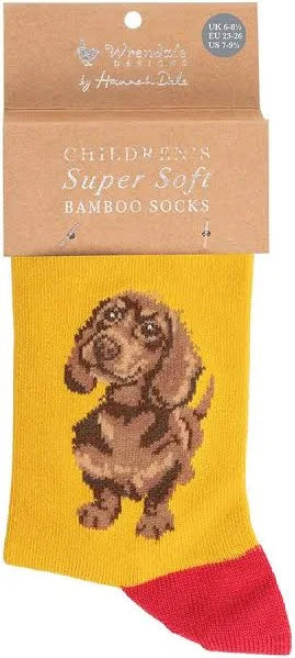 Kindersocken mit Dackel-Motiv - By Hannah Dale