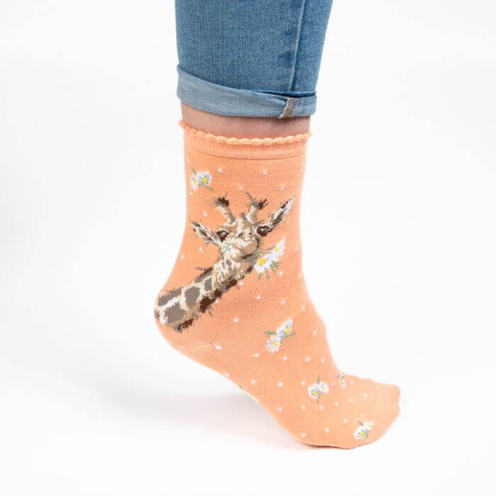 Chaussettes par Hannah Dale - Girafe