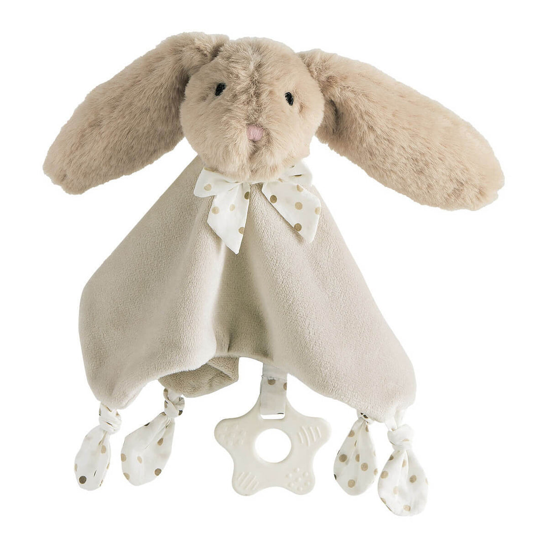 Toudoux Hase mit Beißring – Beigefarbenes Kuscheltier von Mathilde M. (25 cm)
