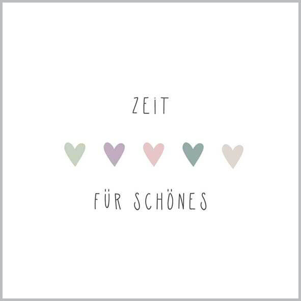 Lunch Servietten - Zeit für Schönes